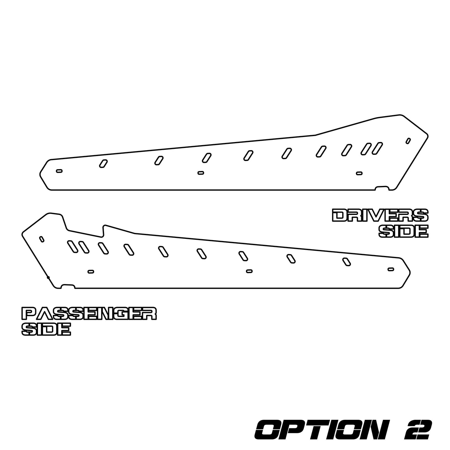 Rock Sliders Polaris RZR XP 1000 4 Seater 2015-2022