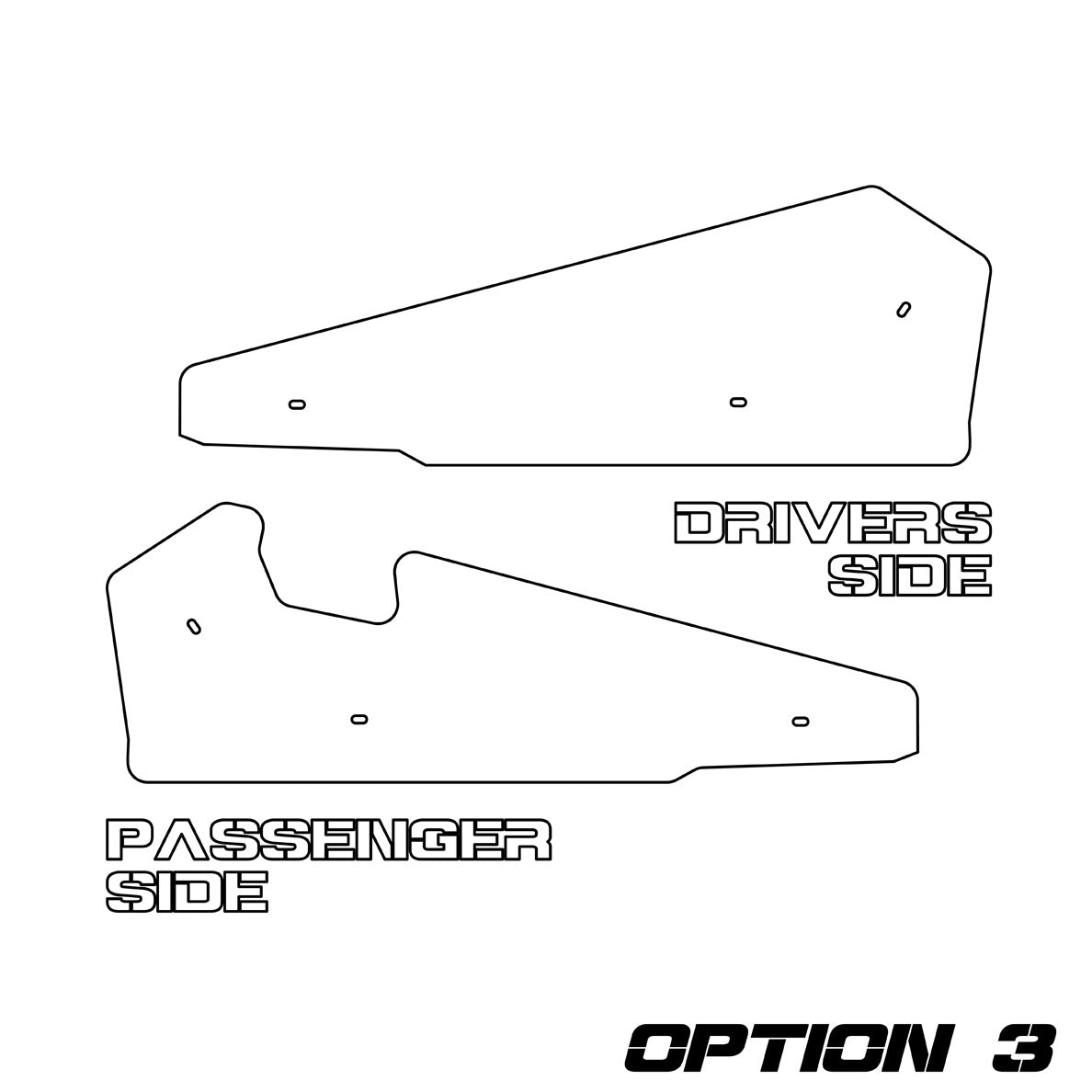 Rock Sliders Polaris RZR XP 900 2015-2018 2 Seater