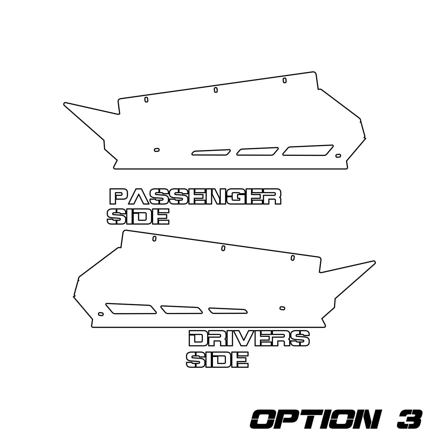 Rock Sliders Polaris RZR PRO XP / PRO R 2 Seater 2019-2021