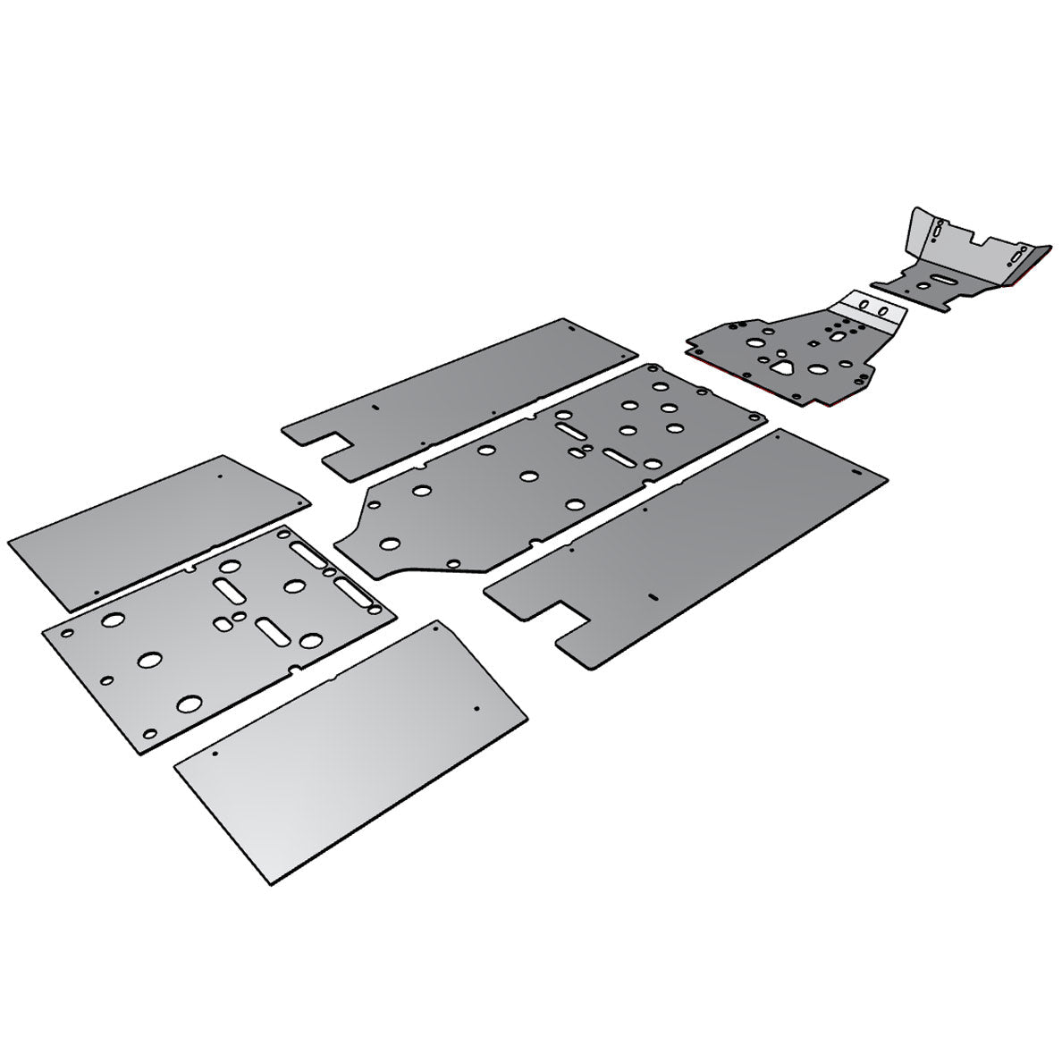 Aluminum Skid Plate Polaris Ranger 500 / 570 Mid-Size 2017-2022