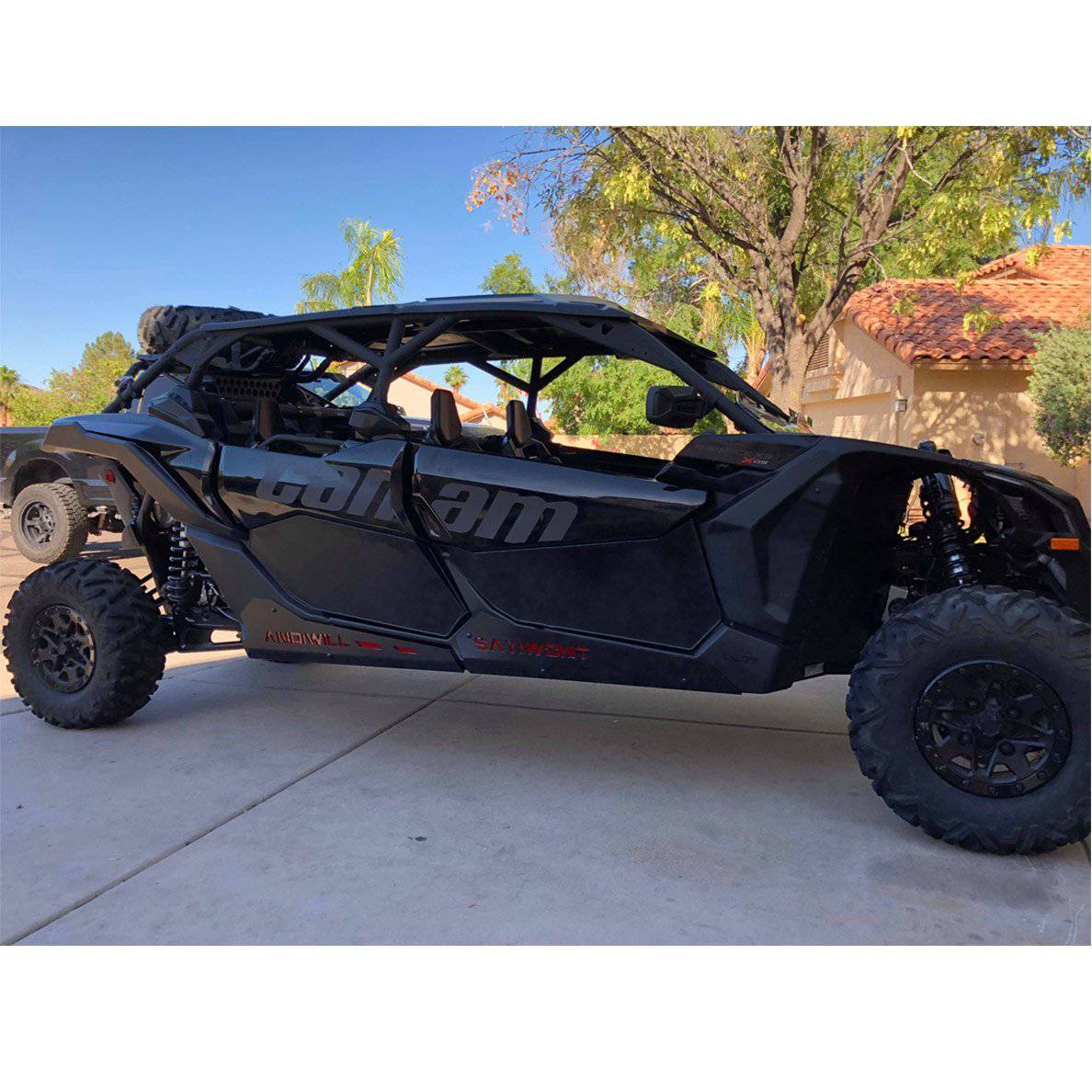 Customized Rock Sliders CanAm Maverick X3 MAX 4 Seater