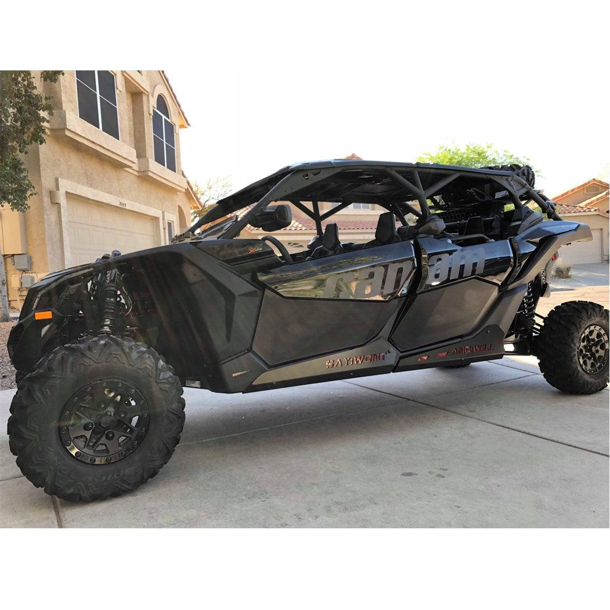 Customized Rock Sliders CanAm Maverick X3 MAX 4 Seater