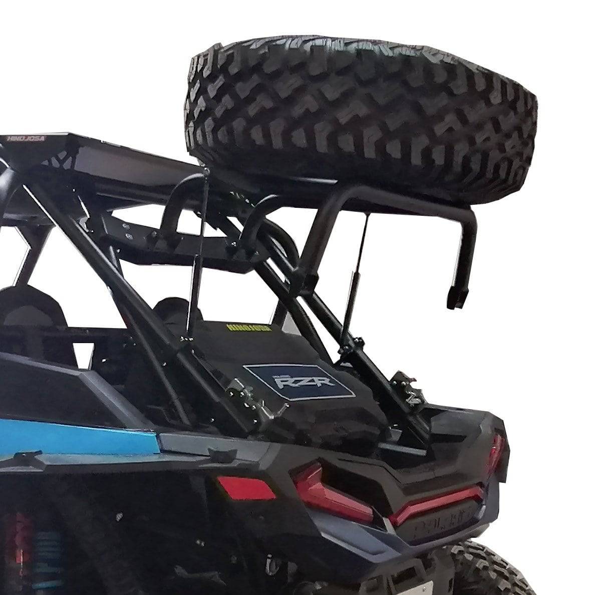 Spare Tire Carrier w/Pneumatic Piston Polaris RZR Turbo S