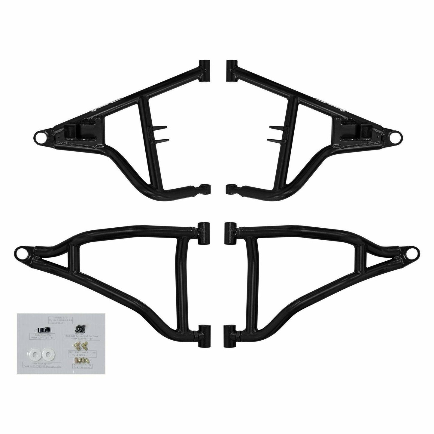 Polaris RZR S 1000 High Clearance 1.5" Front Offset A-Arms