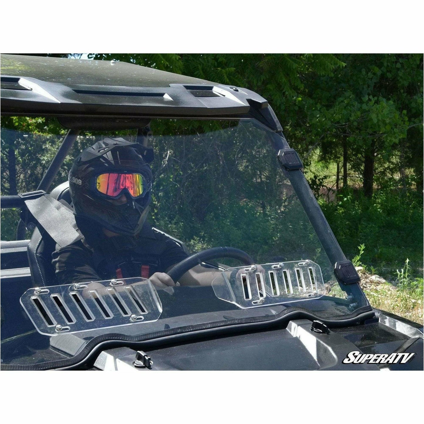 Polaris RZR XP Turbo Scratch Resistant Vented Windshield